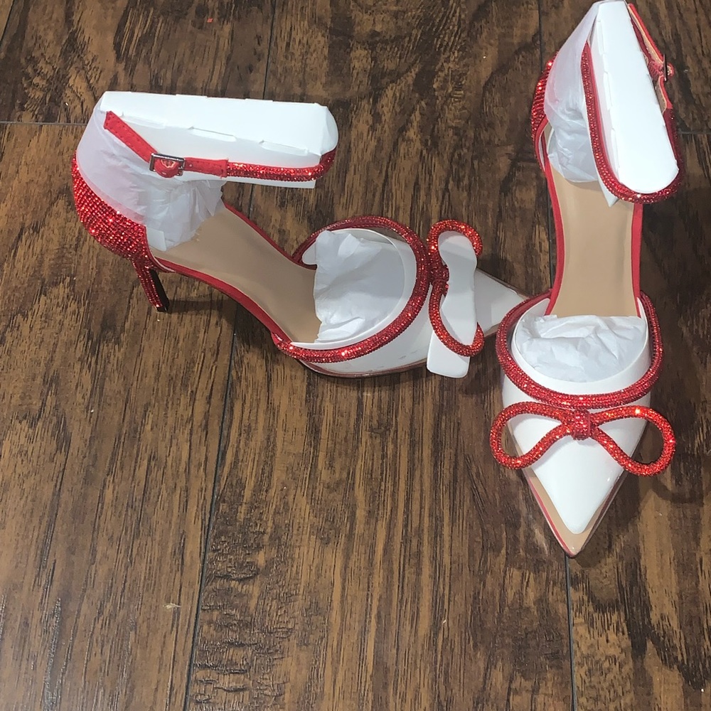 Red Hot Sparkling heels
